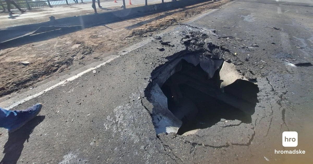 Хроніка двох діб: як дрон атакував Північний міст у Києві 3 і 4 жовтня
